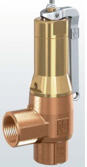 Предохранительный клапан 642-mGFO-EPDM р/р СС499К(красная латунь) Тмакс=+200oC PN16 Руст=0,5-16бар (DN25, 25x25, 642-mGFL-25-f/f-25/25-PTFE/EPDM-9,6ba