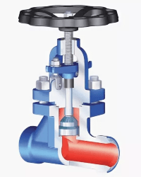 Запорный клапан 12.005 ARI-STOBU  PN16, литая сталь 1.0619+N, под приварку (PN 16, DN 250)