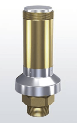 813-mGk Предохранительный клапан, латунь (CW617N), -60°C-+ 225°C, Р=0,2-6бар (DN40, 813-mGk-40m-40-FKM-ХХ)