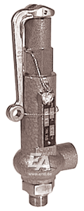 Предохранительный клапан 3/4"-1", вход/выход с газонепроницаемым колпачоком, нерж. сталь