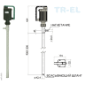 Бочковой электрический  насос TR A-EL, AISI 316, L. 1200 MM, 500 W