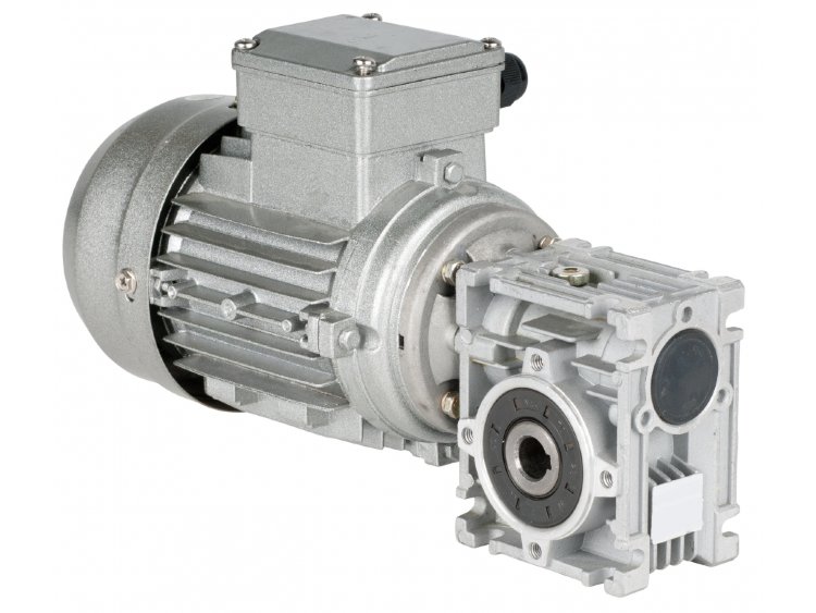 Червячный мотор-редуктор CVR063(i=25)IEC80B14/АИС80C4-1,1-У2-IP55-Al-ВЭ-558-RAL7012