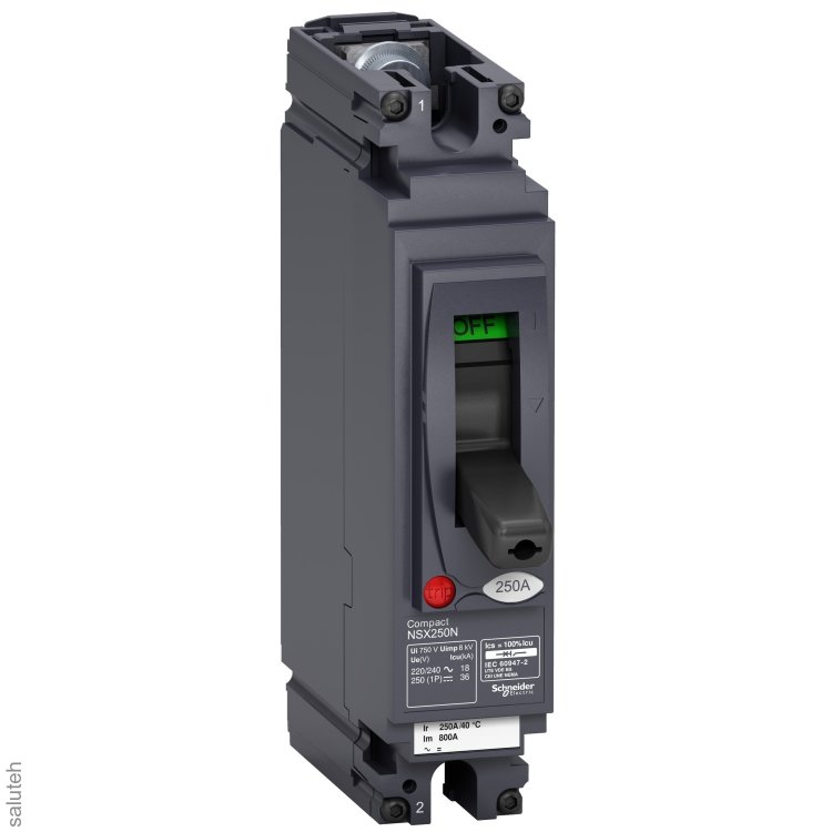 Выключатель автоматический однополюсный NSX250N TM160D AC/DC (LV438693)